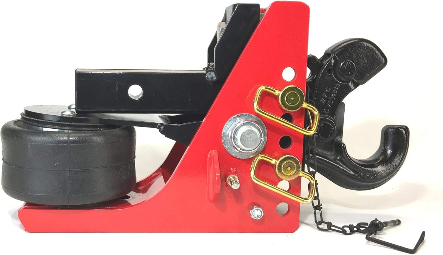 Shocker Air Pintle Hitch - Adjustable - Military Style Hitch, Fits 2