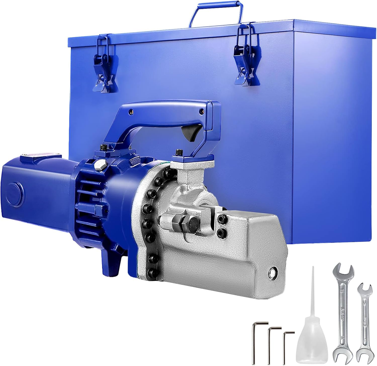 Happybuy Electric Rebar Cutter, 1.7KW 110V Electric Hydraulic Rebar Cutter with Adjustable Alloy Steel Blade Cut 1inch 25mm Rebar within 5 sec