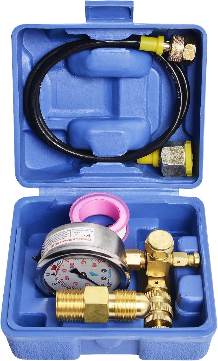 YFIXTOOL Hydraulic Breaker Hammer Nitrogen Gas Charging kit, Nitrogen Gas Pressure Test Tools, Hydraulic Hammer Breaker