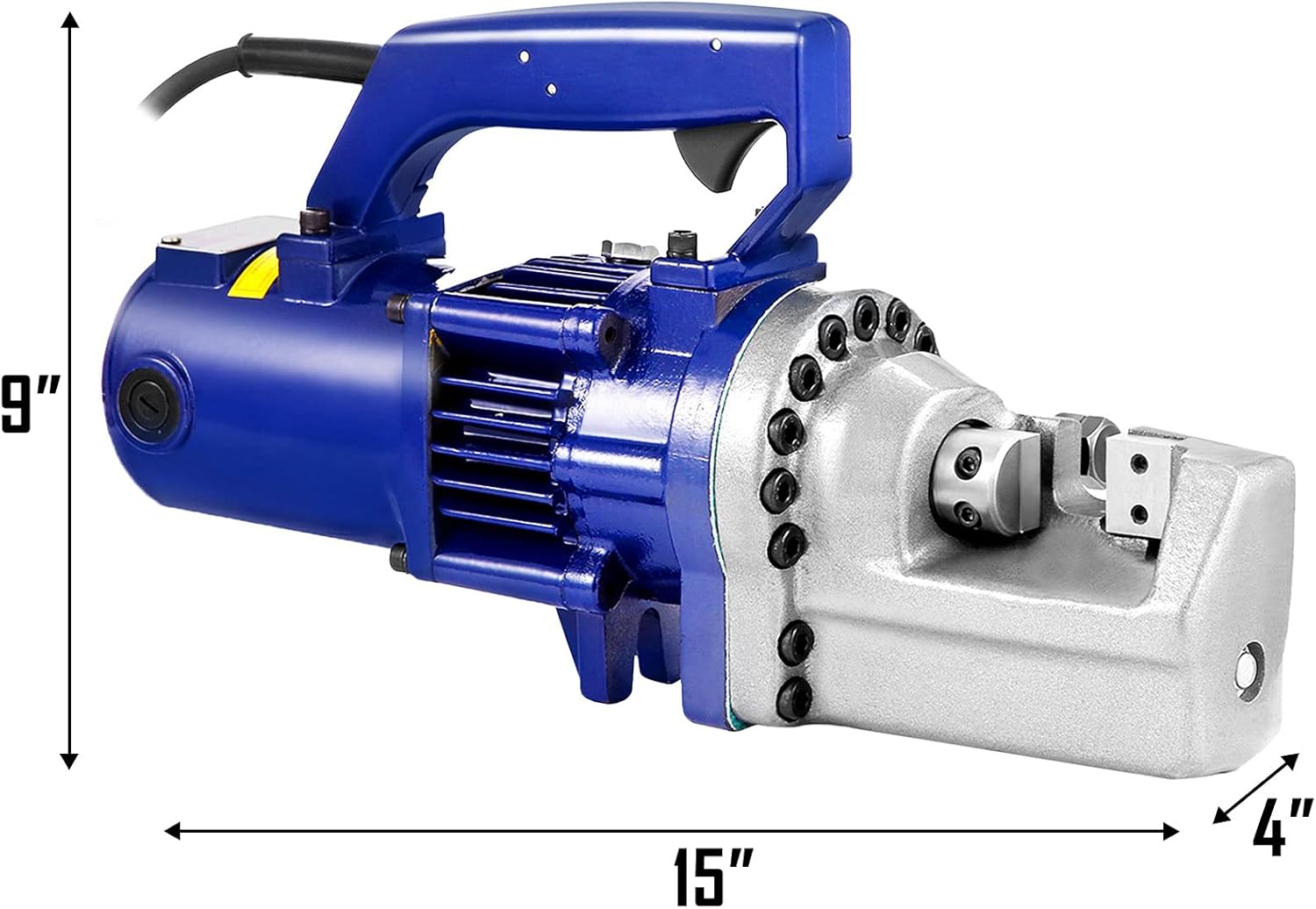 Happybuy Rebar Cutter, 1350W 110V Electric Hydraulic Rebar Cutter with Jaw Blades Cut 7/8inch 22mm Rebar within 4.5 sec