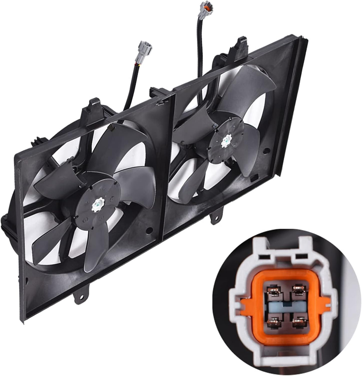labwork Radiator Cooling Fan Replacement for 2002 2003 2004 2005 2006 Nissan Altima 2004 2005 2006 2007 2008 Nissan Maxima NI3115116 Pack of 2