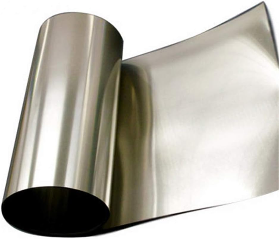 High Purity Titanium Foil, Titanium Sheet, Metal Titanium Strip for Scientific Research (0.01×120×1000mm)