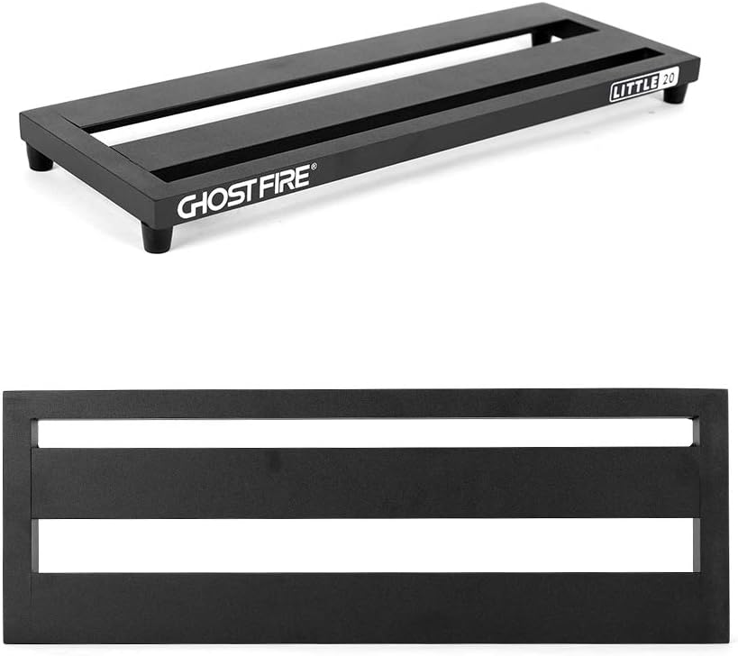Ghost Fire Guitar Pedal Board Aluminum Alloy Effect Pedalboard with Carry CASE,V series (V-LITTLE 20+CASE)