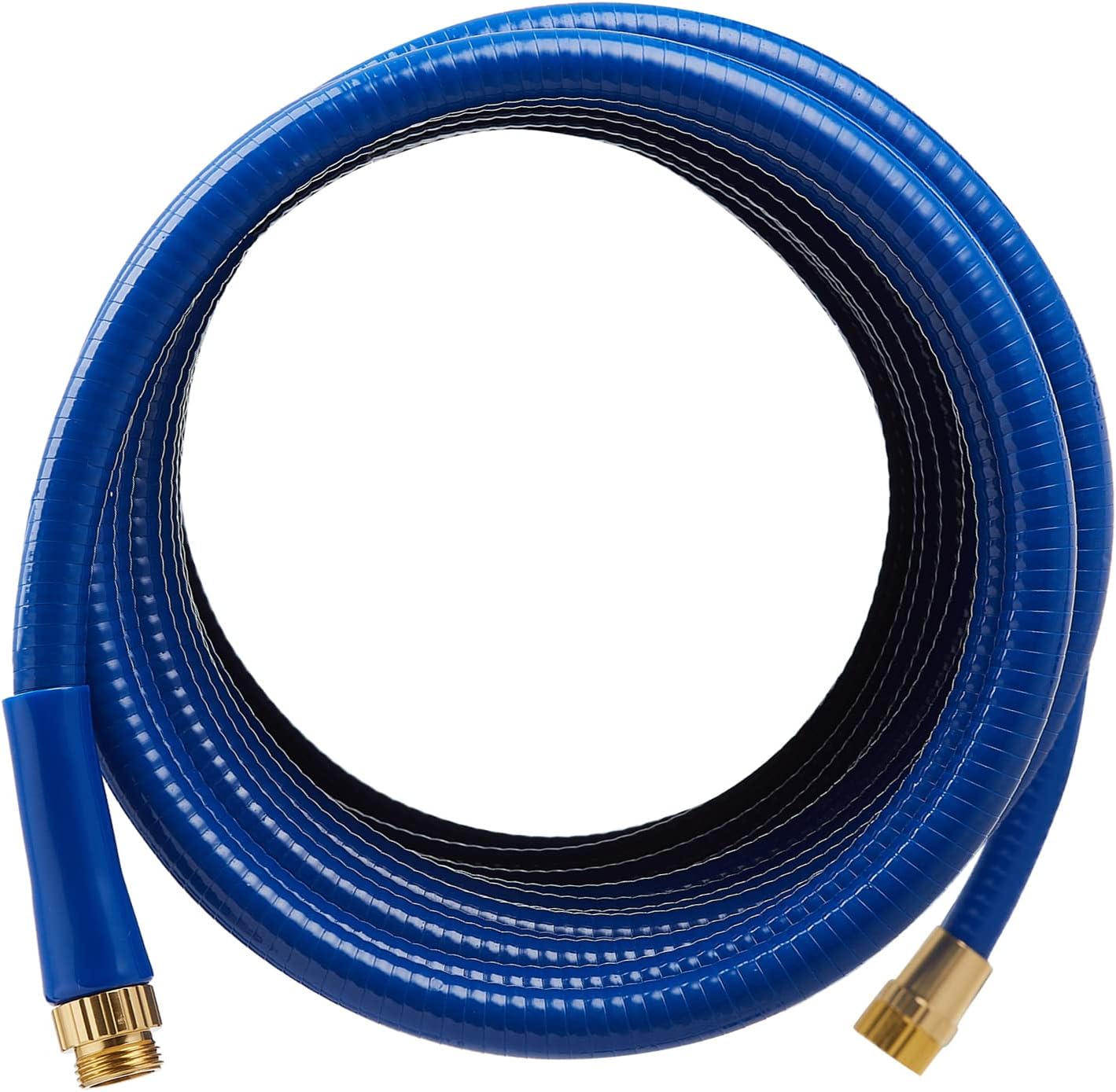 Giraffe Reinforced Garden Hose No Kink 5/8 in. x 90 ft, Heavy Duty, Flexible, Middle Weight, Durable Male & Female Brass Fittings Pack of 2