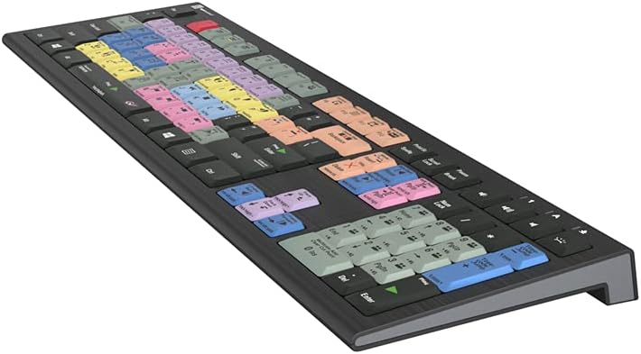 Logickeyboard Designed for Grass Valley Edius X Compatible with Win 7-11- ASTRA 2 Backlit keyboard # LKB-EDIUS-A2PC-US