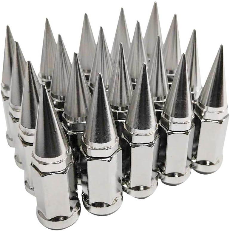 20pcs 12x1.5 Extended Spike Tuner Wheel Rim Lug Nuts Tire Screw Refit in Purple Pack of 2