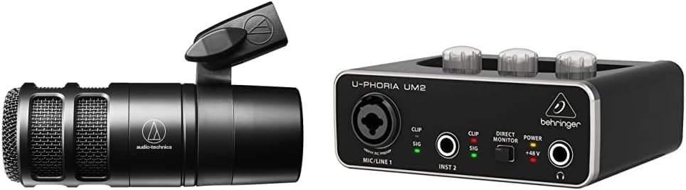 Audio-Technica AT2040 Hypercardioid Dynamic Podcast Microphone (at 2040)