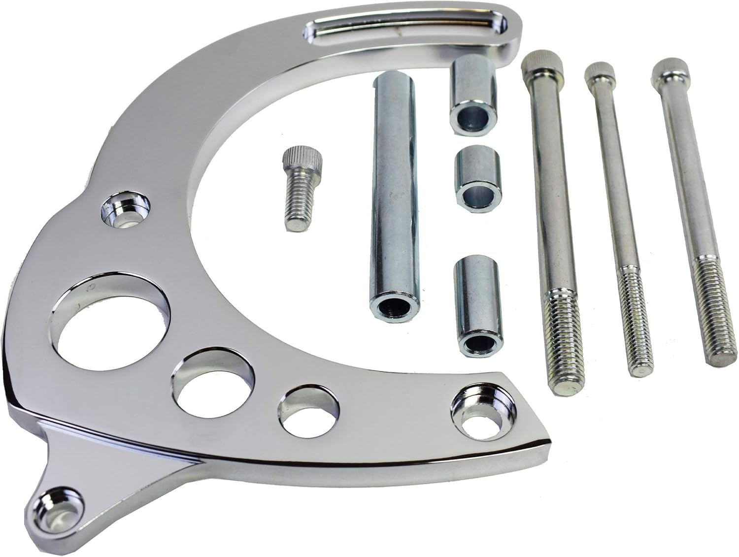 A-Team Performance - Mid-Mount Water Pump and Engine Block Alternator Bracket - Compatible with Ford BBF 429 460