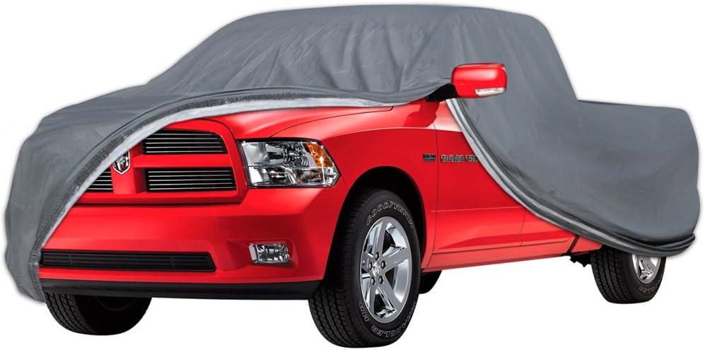 OxGord CTRK-940-28-F-Series 2 Door Long Bed Truck Cover - Water Resistant 5 Layers - Ready-Fit , Semi Glove Fit Pack of 2