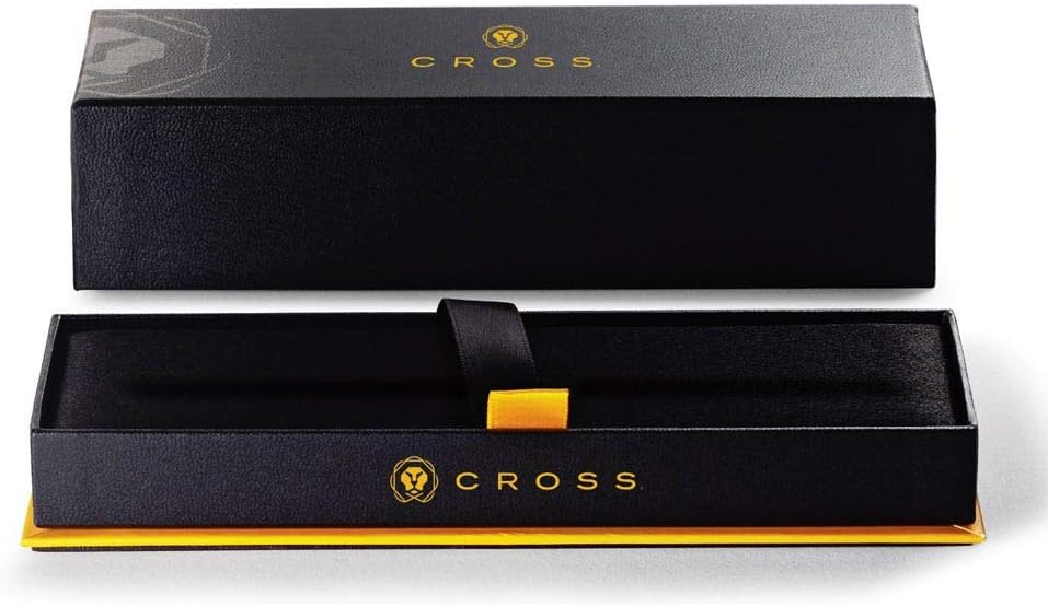 A.T. Cross Limited Release Edition Apogee elegant Art Deco metal Gray with Black Ink Rollerball pen Pack of 2