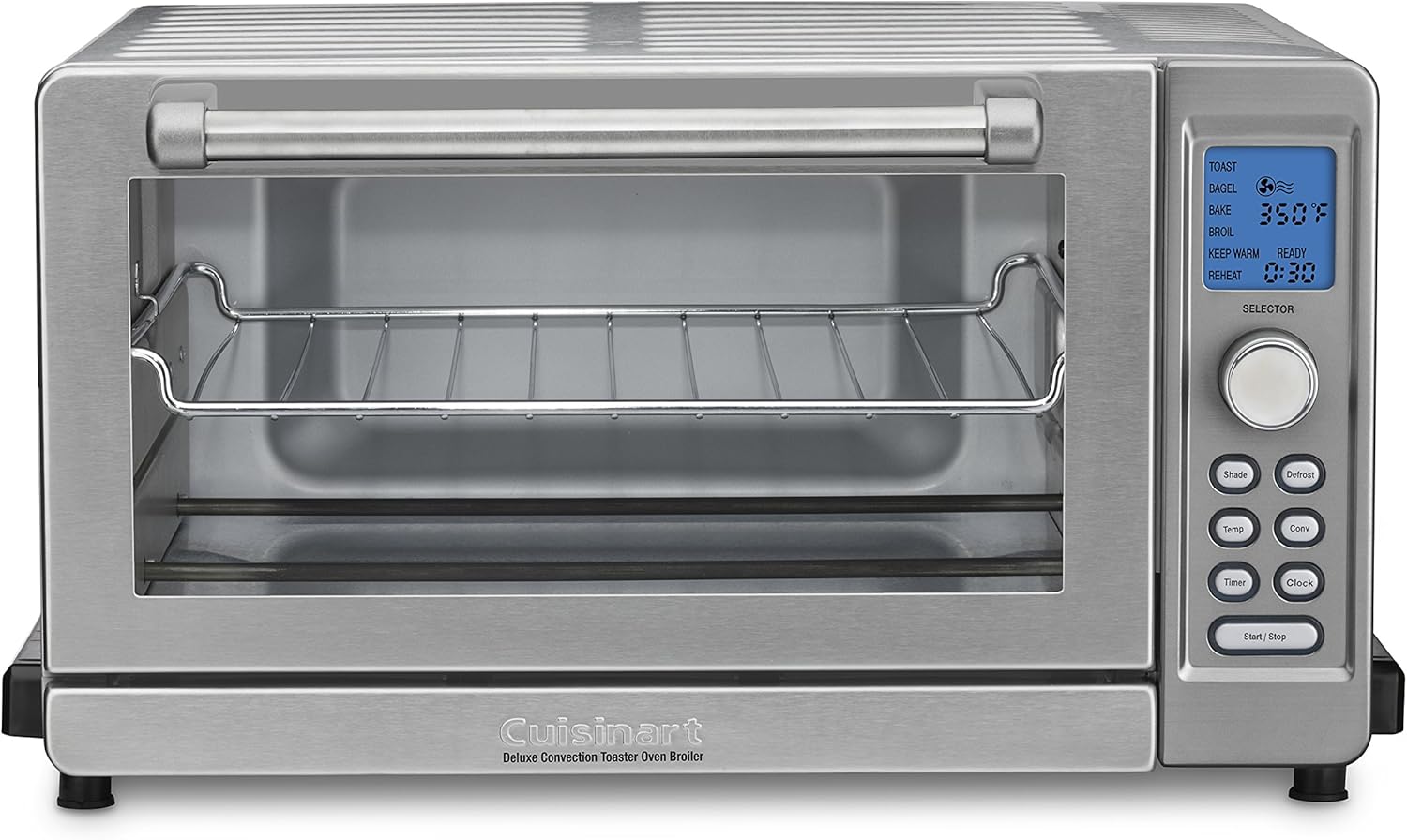 Cuisinart TOB-135N Deluxe Convection Toaster Oven Broiler, Brushed Stainless