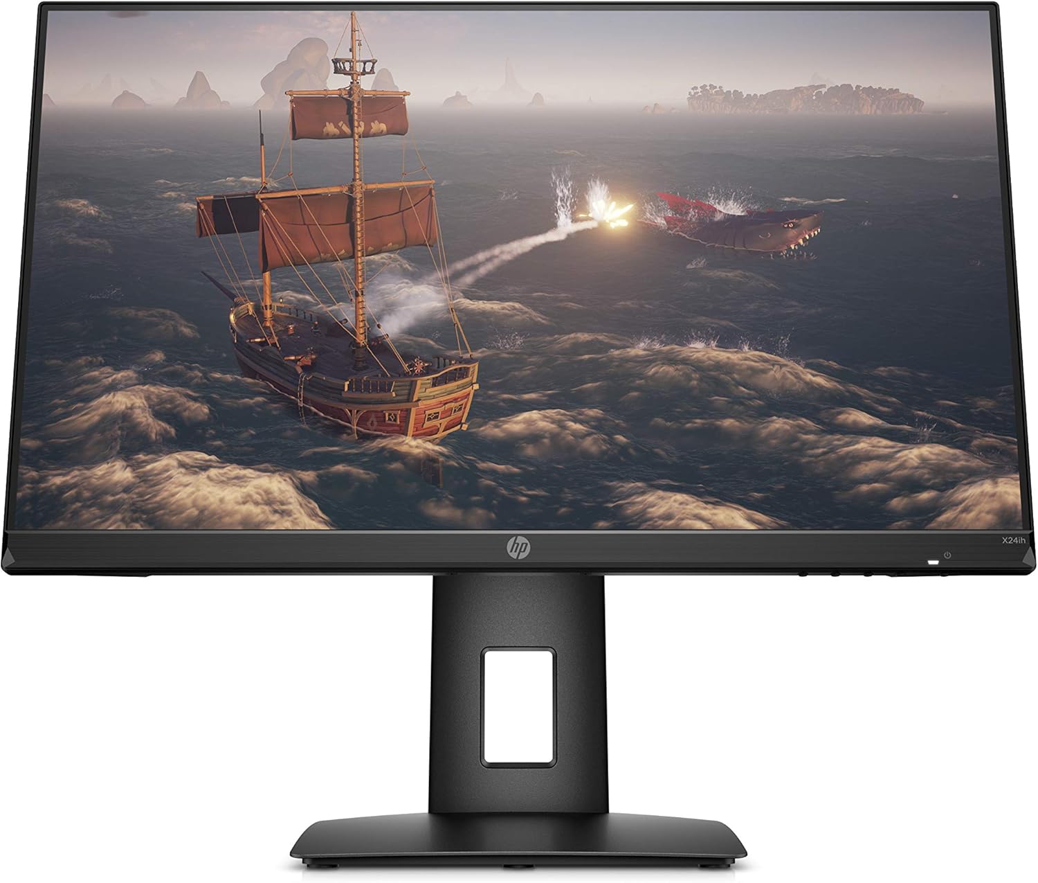 HP 24-inch Full HD IPS Gaming Monitor with Tilt Adjustment and AMD FreeSync Premium Technology (X24i, Black)