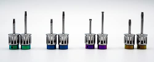 MediDent Dental Universal Implant Prosthetic Driver Kit with Drivers and Torque Wrench Tool