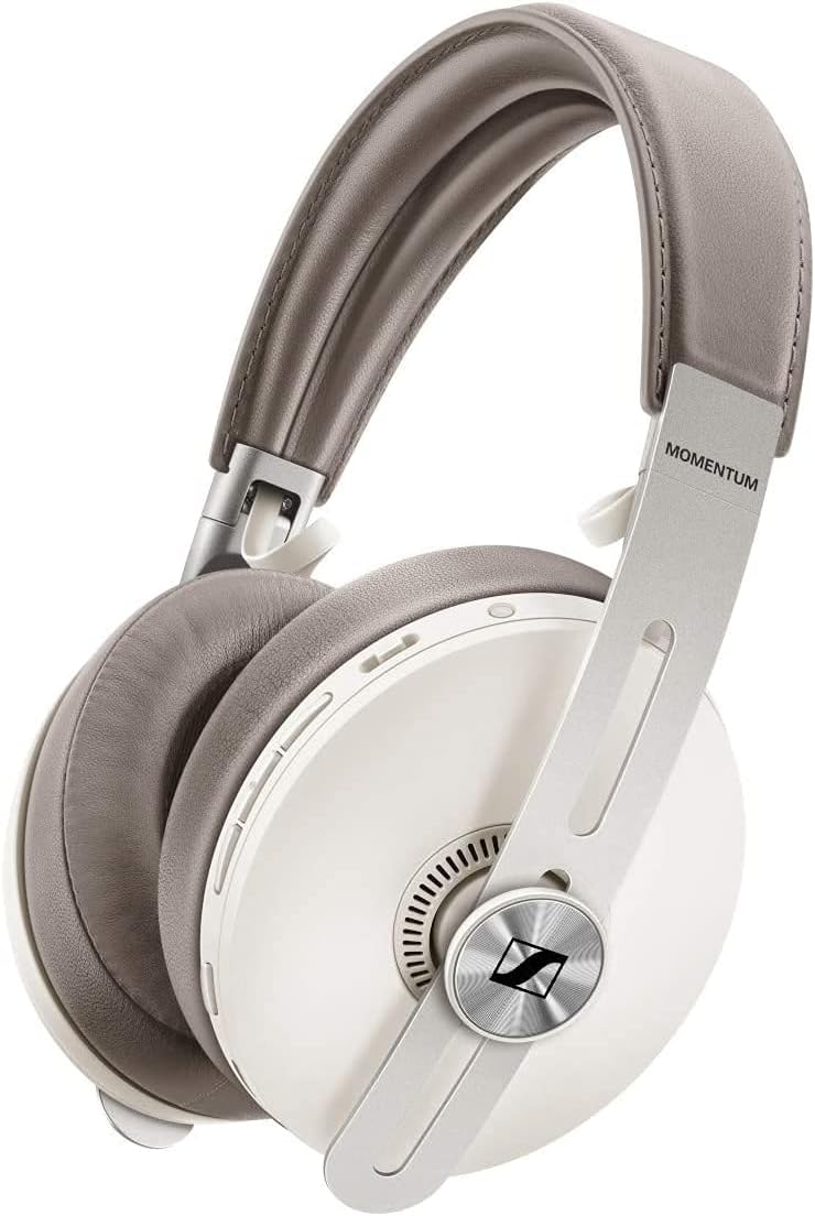 Sennheiser Momentum 3 Wireless Noise Cancelling Headphones with Alexa, Auto On/Off, Smart Pause Functionality and Smart Control App, Black White (Renewed)