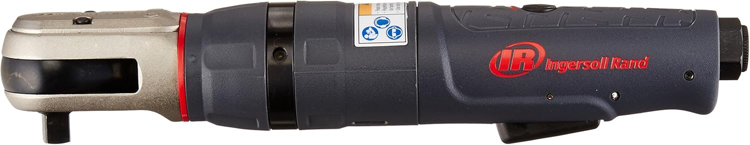 Ingersoll Rand 1207MAX-D3 3/8” Drive Air Ratchet Wrench, Power Tool w/Up to 65 ft lbs / 88 Nm Torque Output, Max Control, Variable Speed Regulator, Adjustable Exhaust, Feather Touch Trigger, Gray