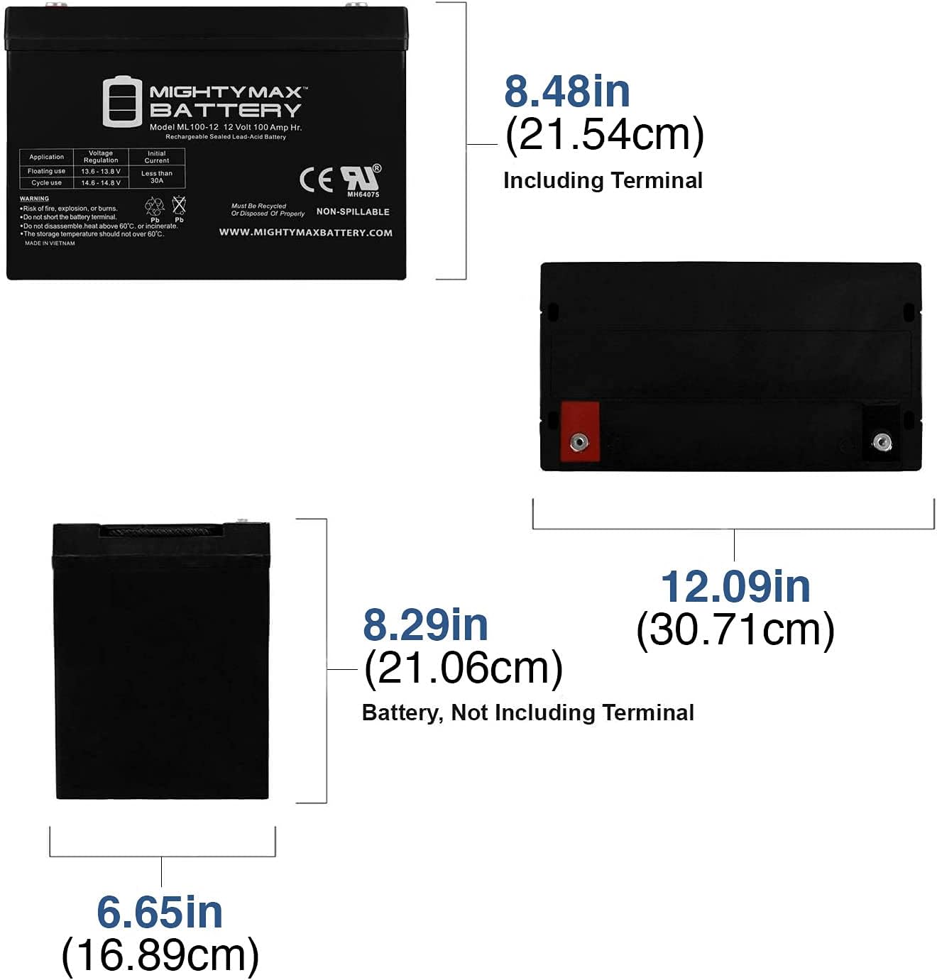 12V 100AH SLA Battery