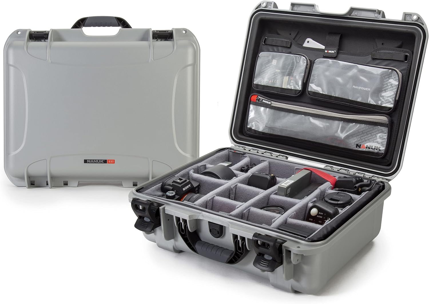 Nanuk 930-1001 Waterproof Hard Case with Foam Insert - Black