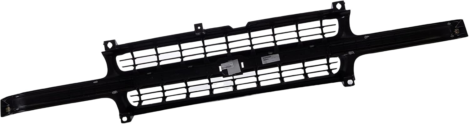 JustDrivably Replacement Parts Front Grille Grill With Argent Silver Center Cross Bar Black Insert&Shell Compatible With Chevrolet Silverado 1500 2500 1999-2002 Suburban 1500 2500 Tahoe 2000-2006 Fits GM1200425 15764314