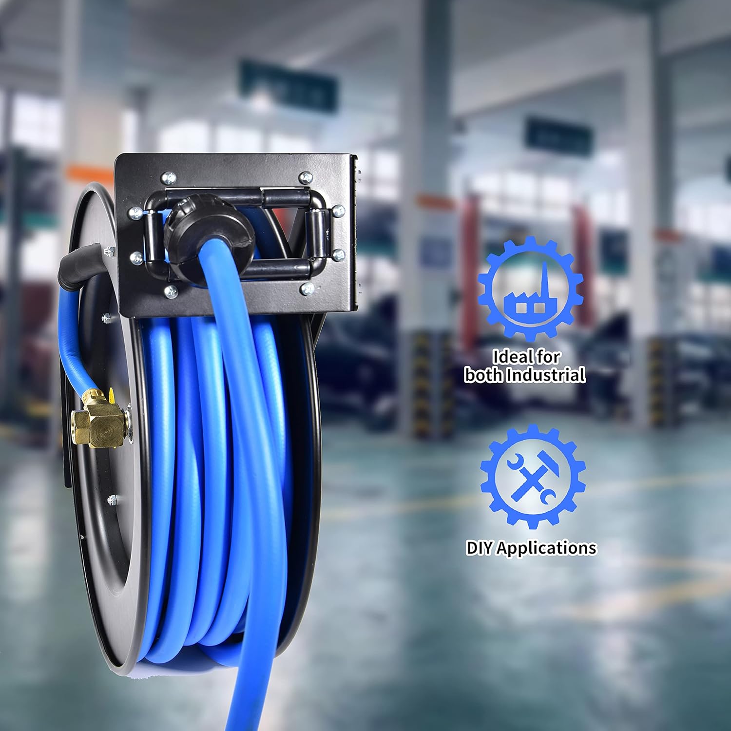 EI040T Retractable Air Hose Reel, 1/2