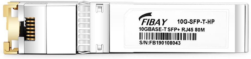 10G SFP+ RJ45 10GBase-T SFP+ to RJ45 Copper 30m Cat6a/7 Mini-GBIC Transceiver Module 4 Pack for Cisco SFP-10G-T-S Finisar Netgear TP-Link D-Link QNAP Supermicro