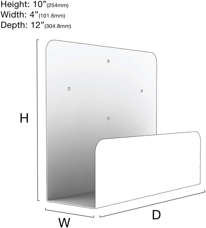 PC Wall Mount 142 - 10H x 4W x 12.5D Pack of 2