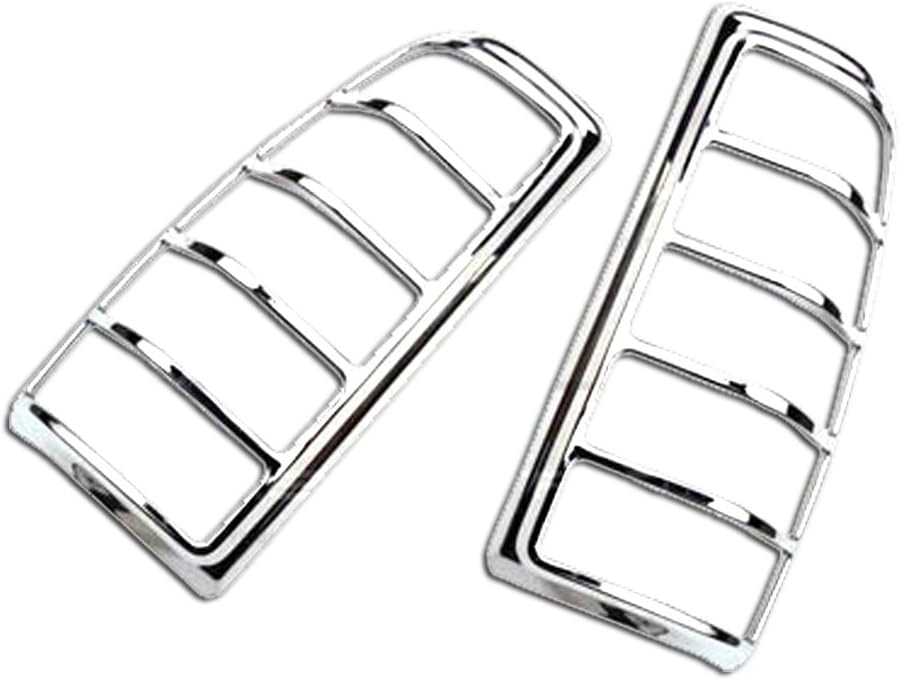 Razer Auto Chrome Tail Light Bezel Trim Cover for 2003-2006 GMC Sierra Fleetside Pack of 2