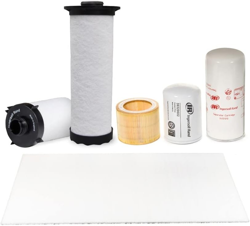 47739466001 Ingersoll-Rand OEM Maintenance Kit for R Series 4-11i Compressor (TAS Gauge Replacement Indicator) with Ultra 4K Lubricant