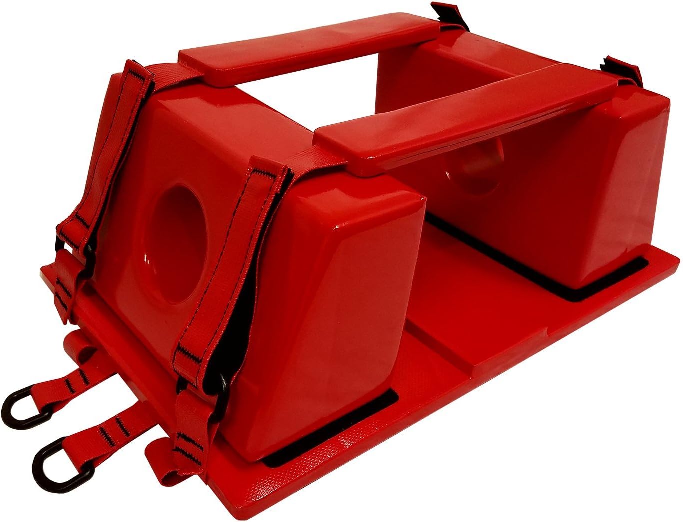 Orange Emergency Head Immobilizer with Straps Pack of 2