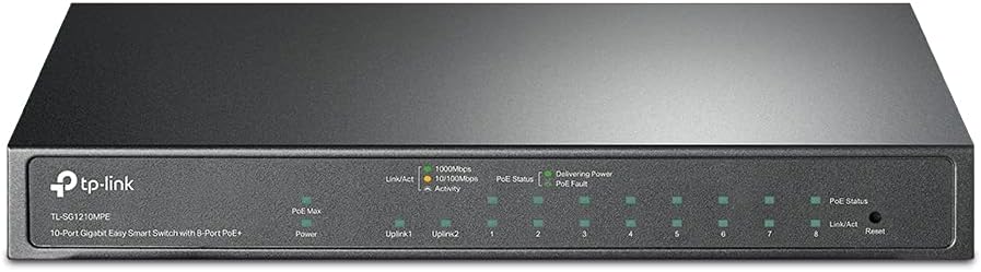 TP-Link TL-SG1005P V2 or later | 5 Port Gigabit PoE Switch | 4 PoE+ Ports @65W | Desktop | Plug & Play | Sturdy Metal w/ Shielded Ports | Fanless | Limited Lifetime Protection | QoS & IGMP Snooping Pack of 2