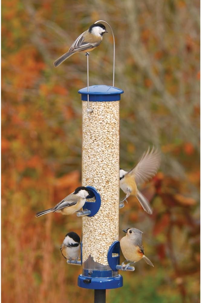 Aspects 392 Quick-Clean Seed Tube Feeder, Medium - Brushed Nickel Pack of 2