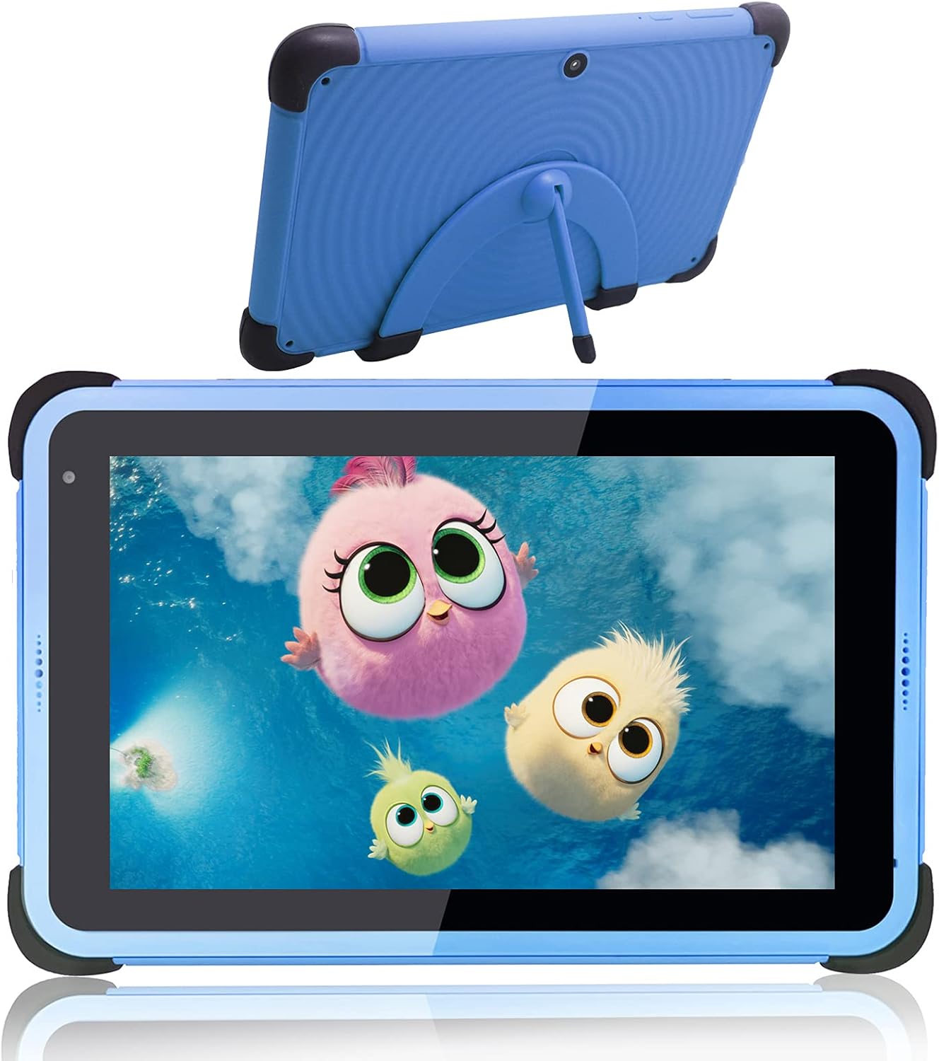 8 inch Kids Tablet Android 11.0 Tablets for Kids, 1280x800 IPS HD Display, 2GB RAM 32GB ROM Toddlers Tablet with Parental Control, 5+8MP Camera,WiFi, with Kids-Tablet Case and Stand (Blue)