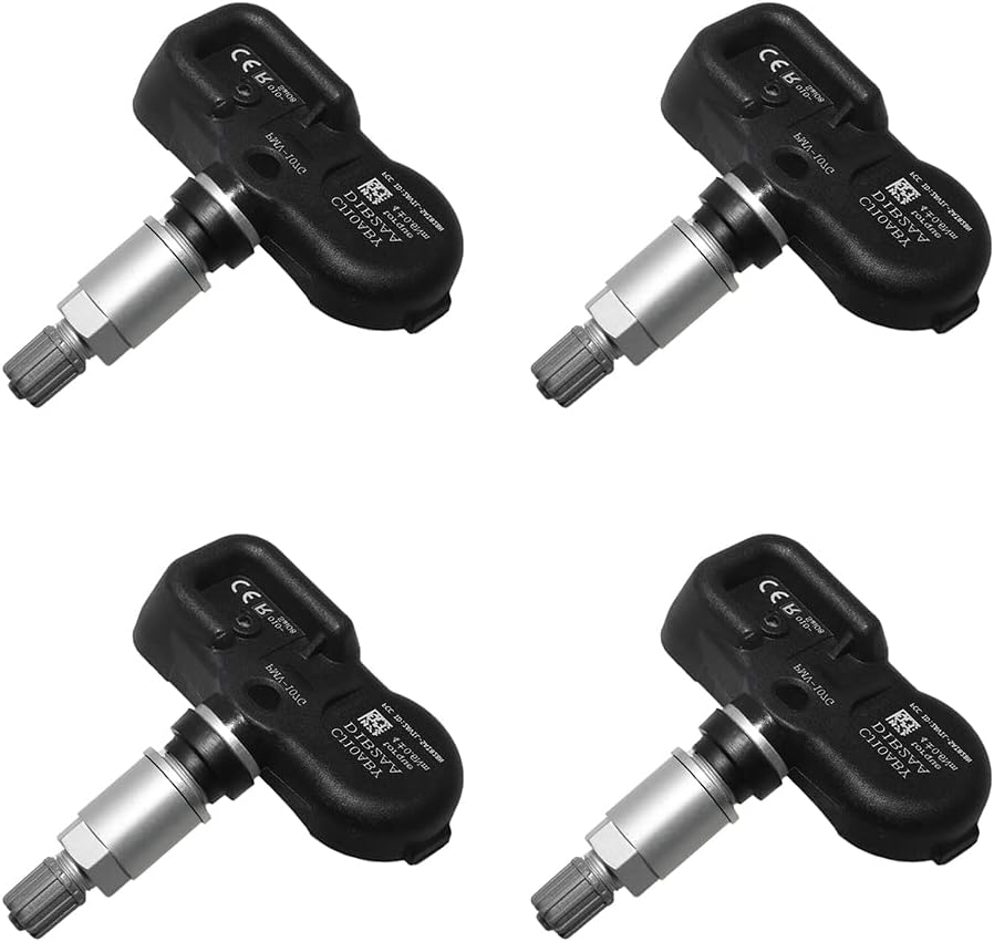 42753-STK-A04 TPMS Tire Pressure Monitor Sensor PMV-107G 4PCS For Honda Pilot 2009-2014 2015 Alloy Acura MDX 2007-2013 TSX 2007-2014 RDX 2007-2012 2008 2010 2011 315MHz 42753STKA03 42753TL2A52 Pack of 2