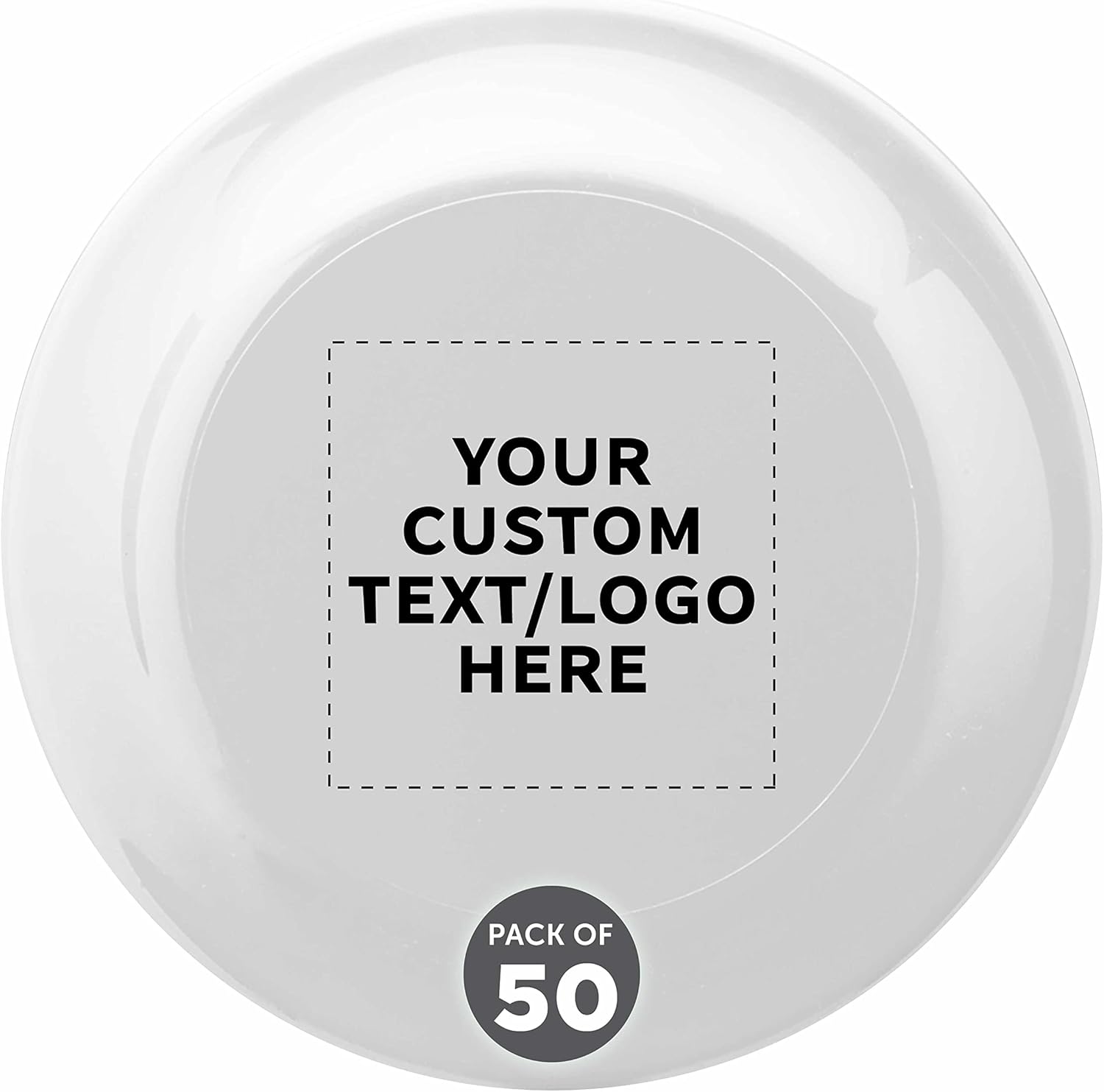 DISCOUNT PROMOS Frisbee Flying Discs in Bulk, 9.25 in. Fun Family Beach Game Pack of 2