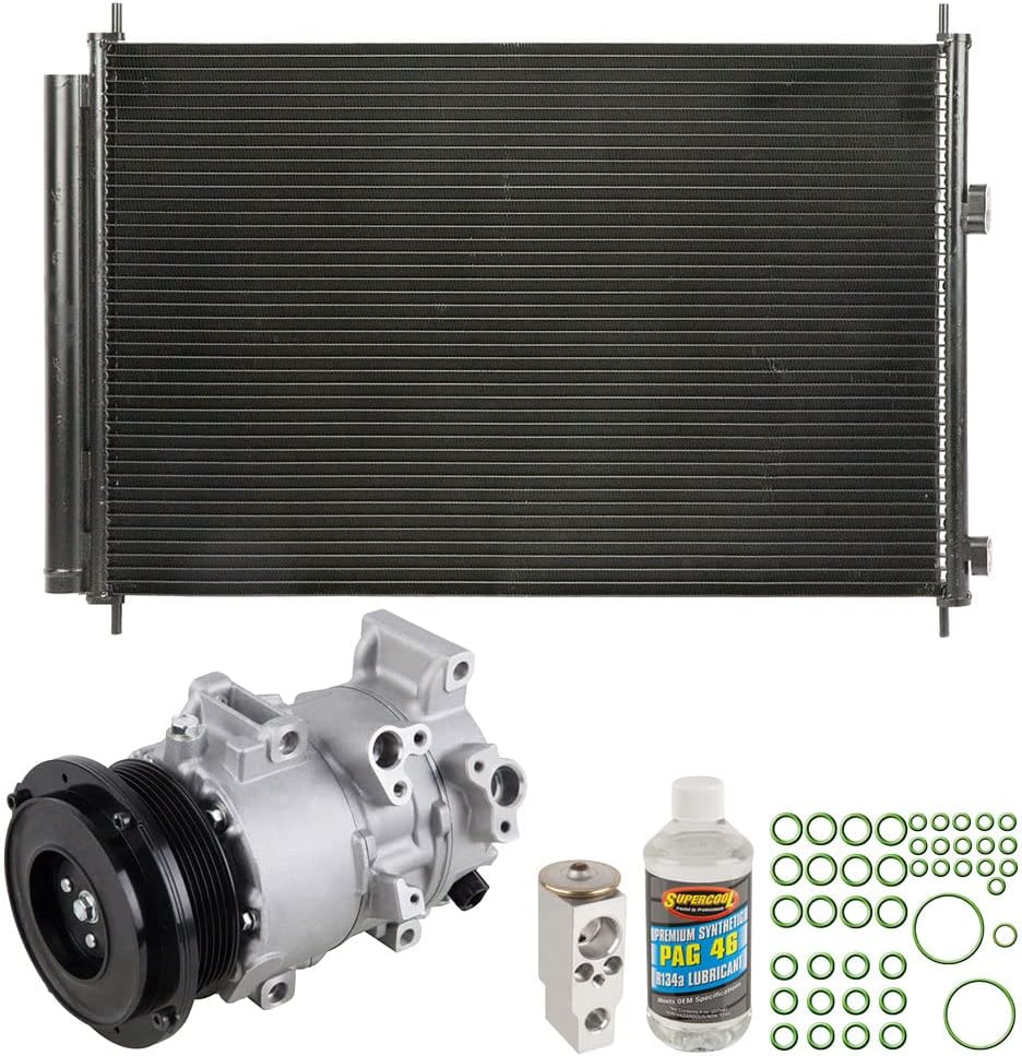 For Toyota RAV4 2006-2007 AC Compressor w/A/C Condenser & Repair Kit - BuyAutoParts 60-82553R6 New