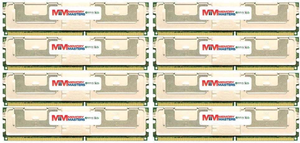 MemoryMasters 64GB (16x4GB) DDR2-667MHz PC2-5300 ECC FBDIMM 2Rx4 1.8V Fully Buffered Memory for Server/Workstation