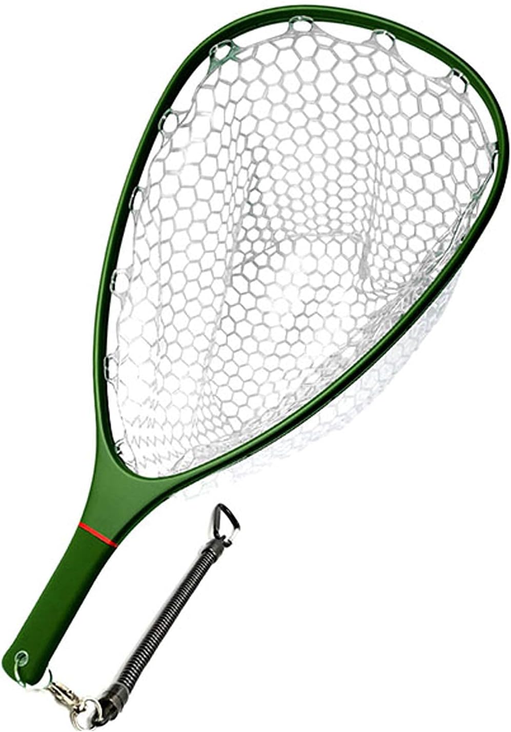 Aventik Floating Fishing Net Carbon Fiber Landing Net Clear Rubber Ghost Net Catch & Release Net with Magnetic Net Release Pack of 2