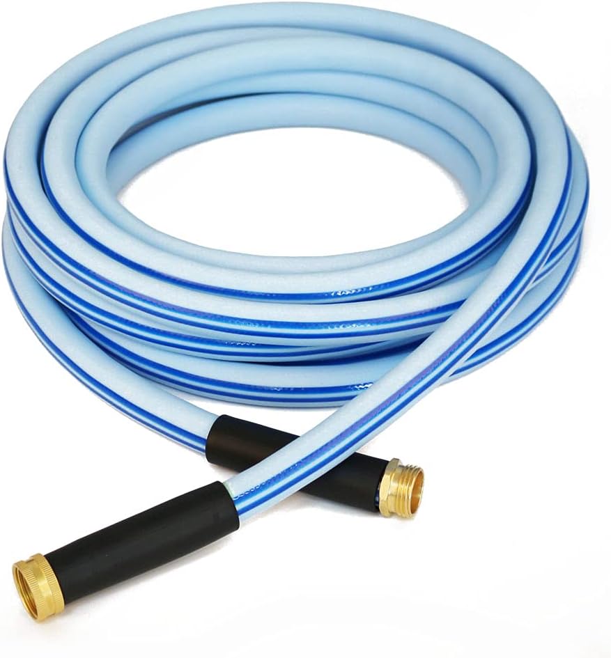 Atlantic Premium Hybrid Garden Hose 5/8 IN. x 75 FT. Working Under -4°F, Light Weight and Coils Easily, Kink Resistant,Abrasion Resistant, Extreme All Weather Flexibility (75 FT) Pack of 2