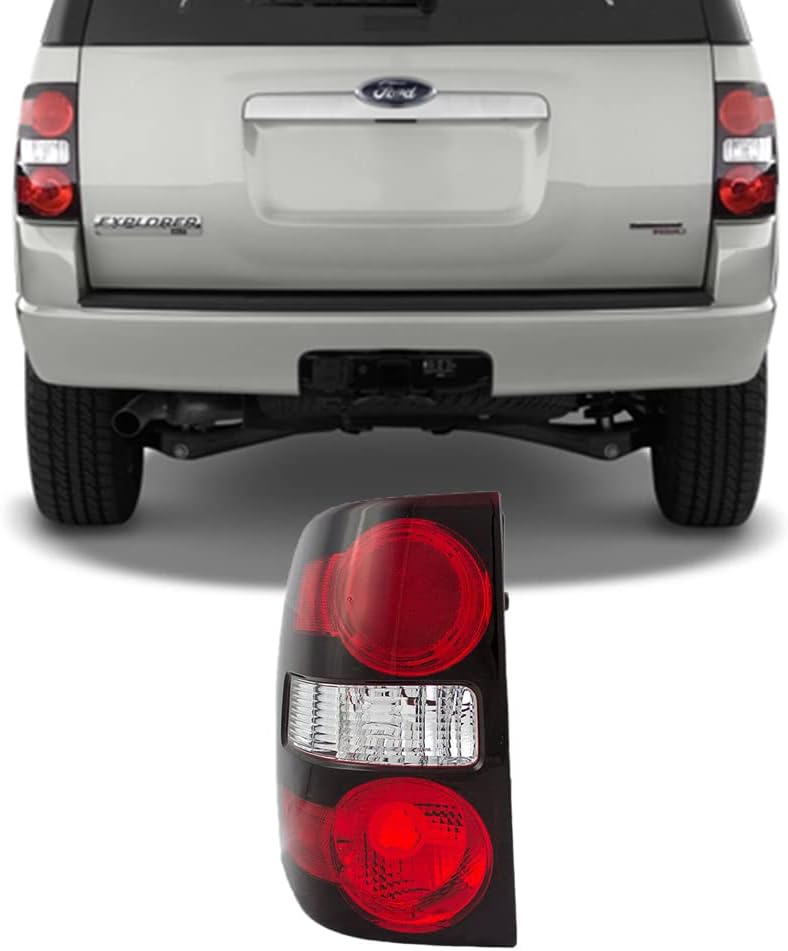 UPPARTS For 2006 2007 2008 2009 2010 Ford Explorer Rear Tail Light Assembly - Fits Driver Side Pack of 2