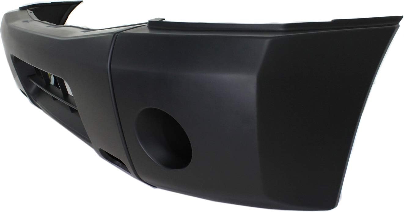 Evan-Fischer Front Bumper Cover Compatible with 2004-2014 Nissan Titan Plastic Primed Sub-Model S XE