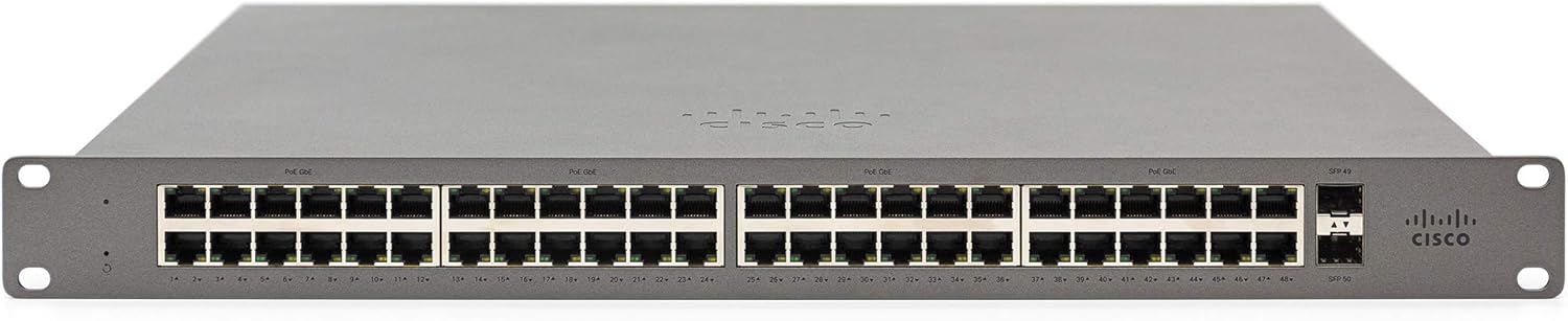 Meraki Go by Cisco | 24 Port Network Switch | Cloud Managed | [GS110-24-HW-US]