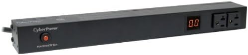CyberPower PDU20MT2F10R Metered PDU, 100-125V/20A, 12 Outlets, 1U Rackmount