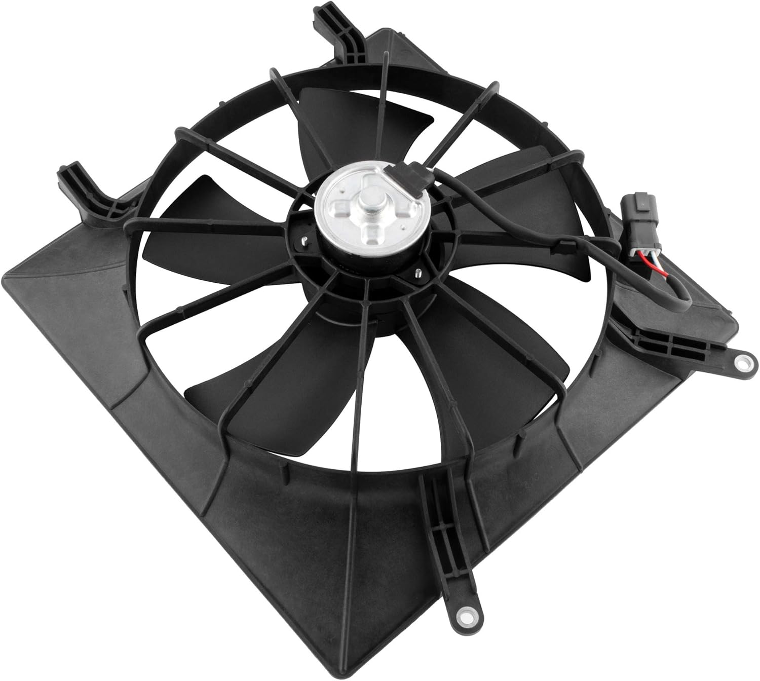 BOXI 620-232 Left/Driver Side Radiator Cooling Fan Assembly Replacement for Honda CR-V 2002 2003 2004 2005 2006 / Honda Element 2003 04 05 06 07 08 2009 2010 2011 (Number of Blades:5) 19030-PNA-003 Pack of 2