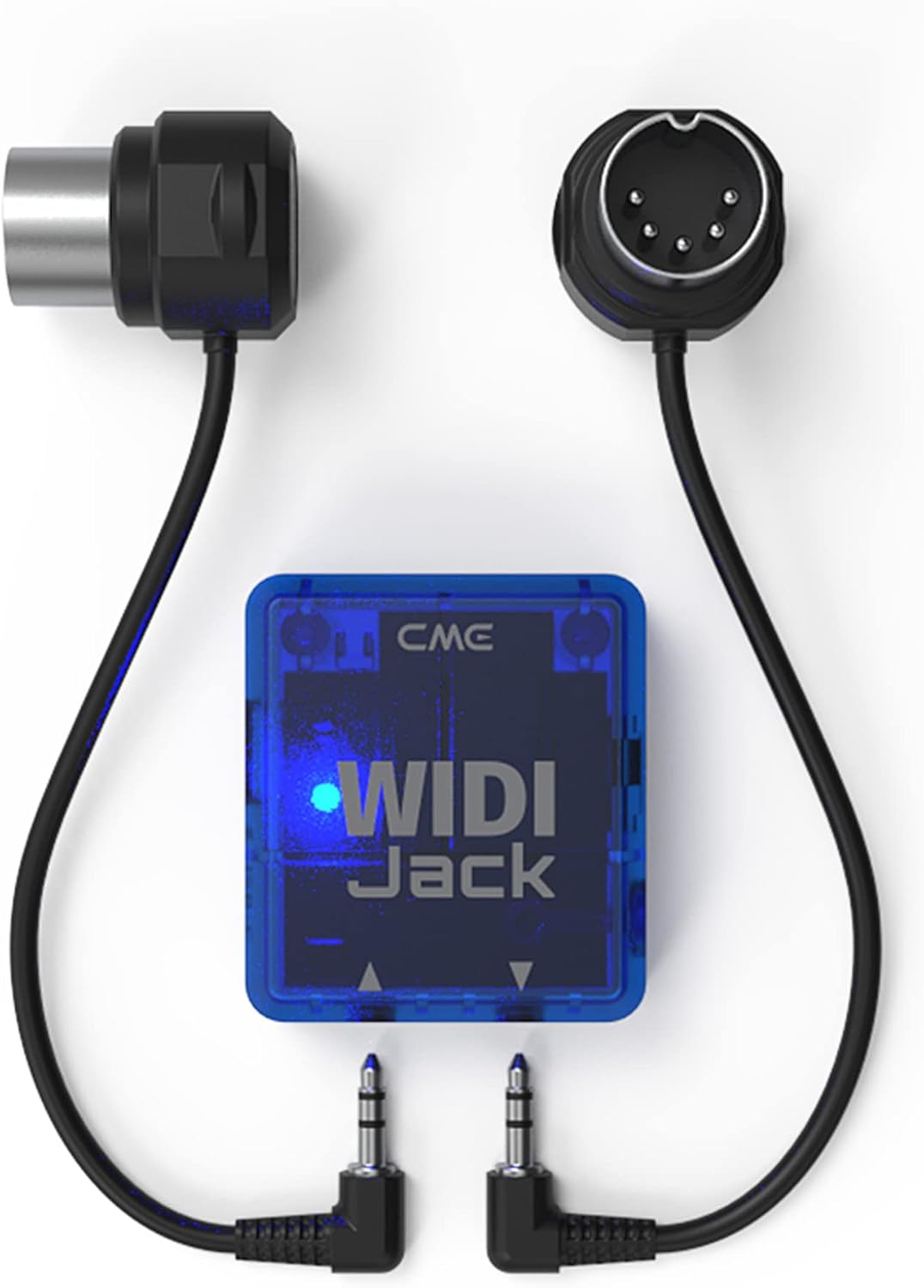 CME WIDI Master - Bluetooth (5) MIDI Adapter for 5-PIN DIN MIDI - No Battery, Powered via MIDI Out - Wireless MIDI for Synthesizer EWI Keytar Guitar Pedal Digital Piano Pack of 2