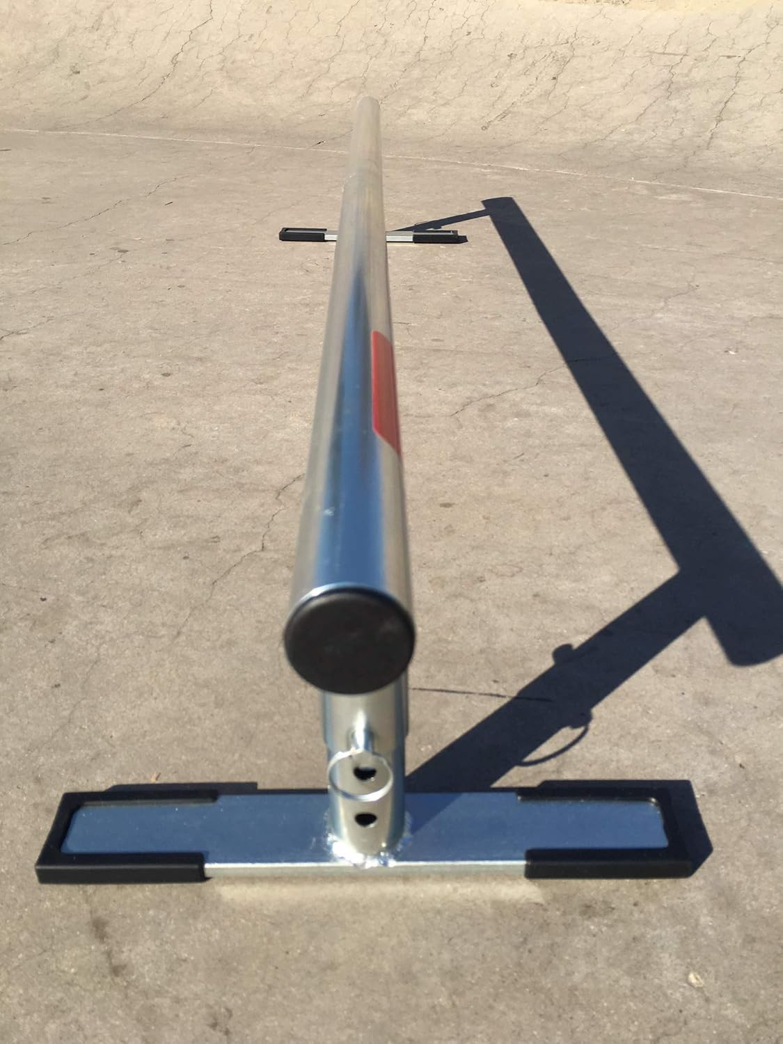 ZX Street Grind Rail- Chrome- 3 Adjustable Heights, Easy to Assemble! Pack of 2