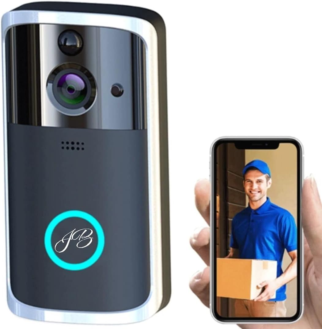 JB Doorbell Security Camera w/ HD Voice Support APP Remote Control Pack of 2
