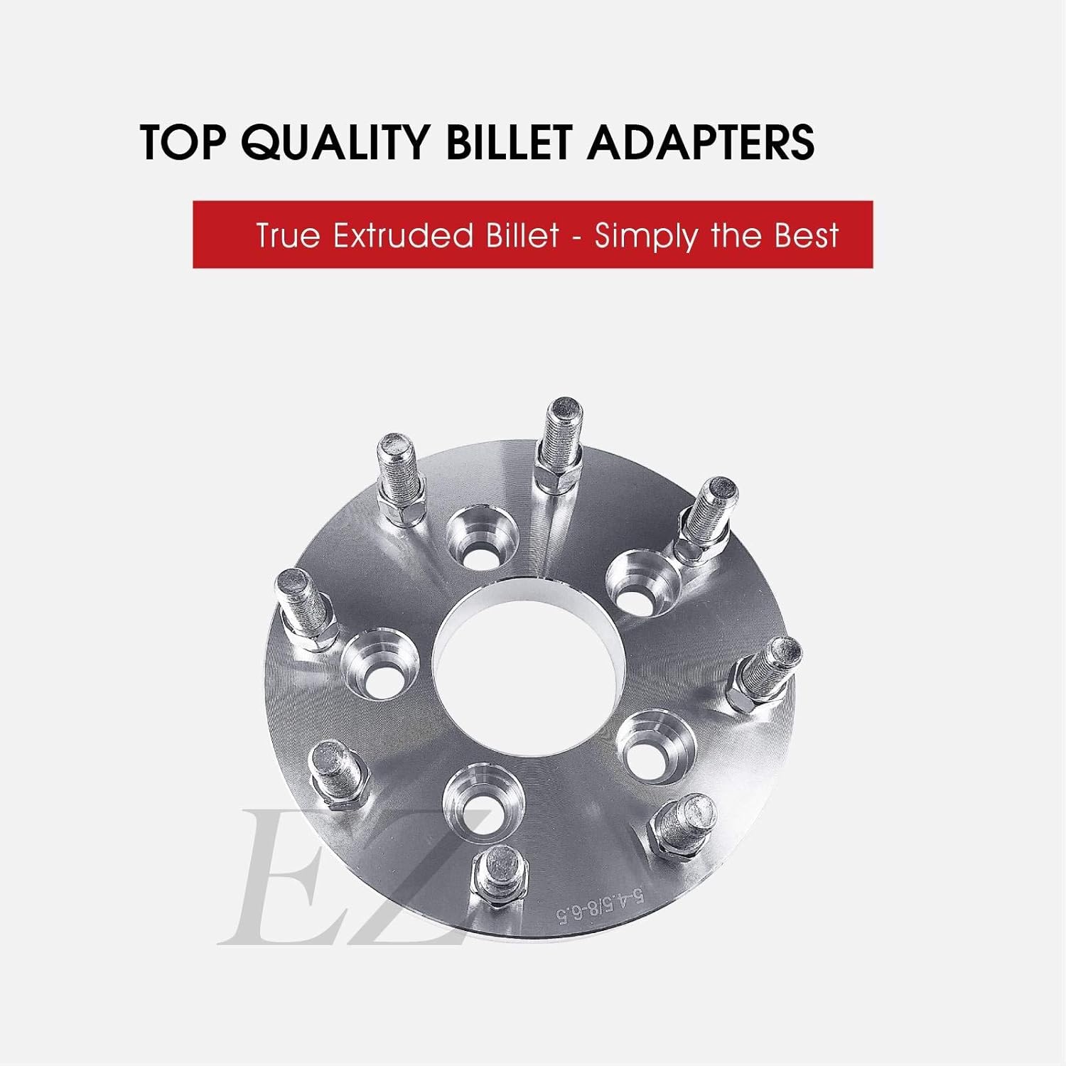 EZAccessory 2 Wheel Adapters 5x4.5 to 8x6.5 (5x114.3 to 8x165) Thickness 1 Inch