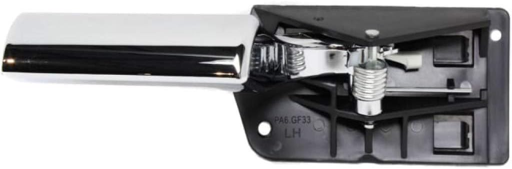 For Hummer H2 Interior Door Handle Front Or Rear, Driver Side Chrome (2003-2007) | Trim: Base Pack of 2