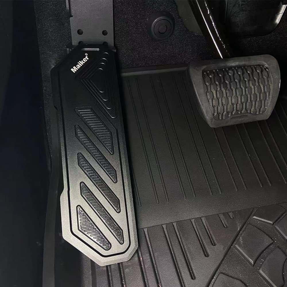 Maiker Dead Pedal Left Side Foot Rest Kick Panel Compatible with 2018-2022 Jeep Wrangler JL/Gladiator JT 4XE Pack of 2