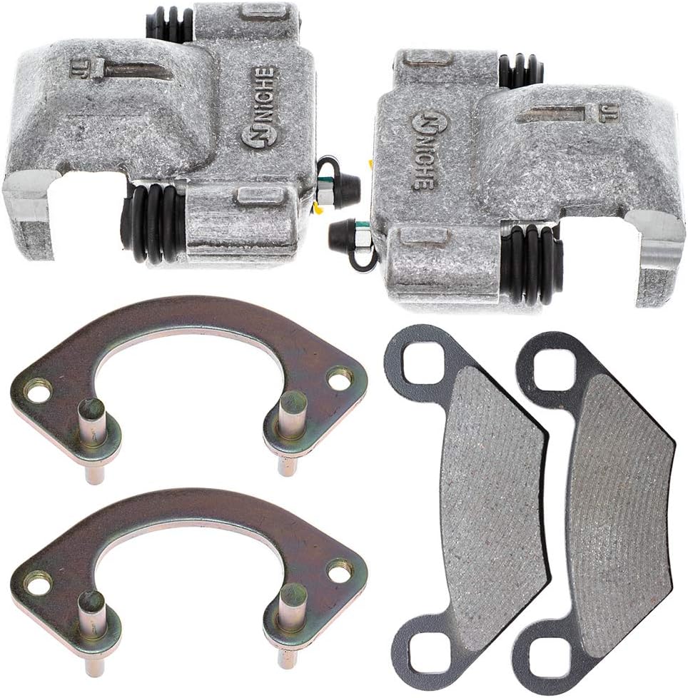 NICHE Front Left Right Brake Caliper Pad Set for 2014-2018 Polaris Sportsman 850 1000 Higher Lifter 1912365 1912364