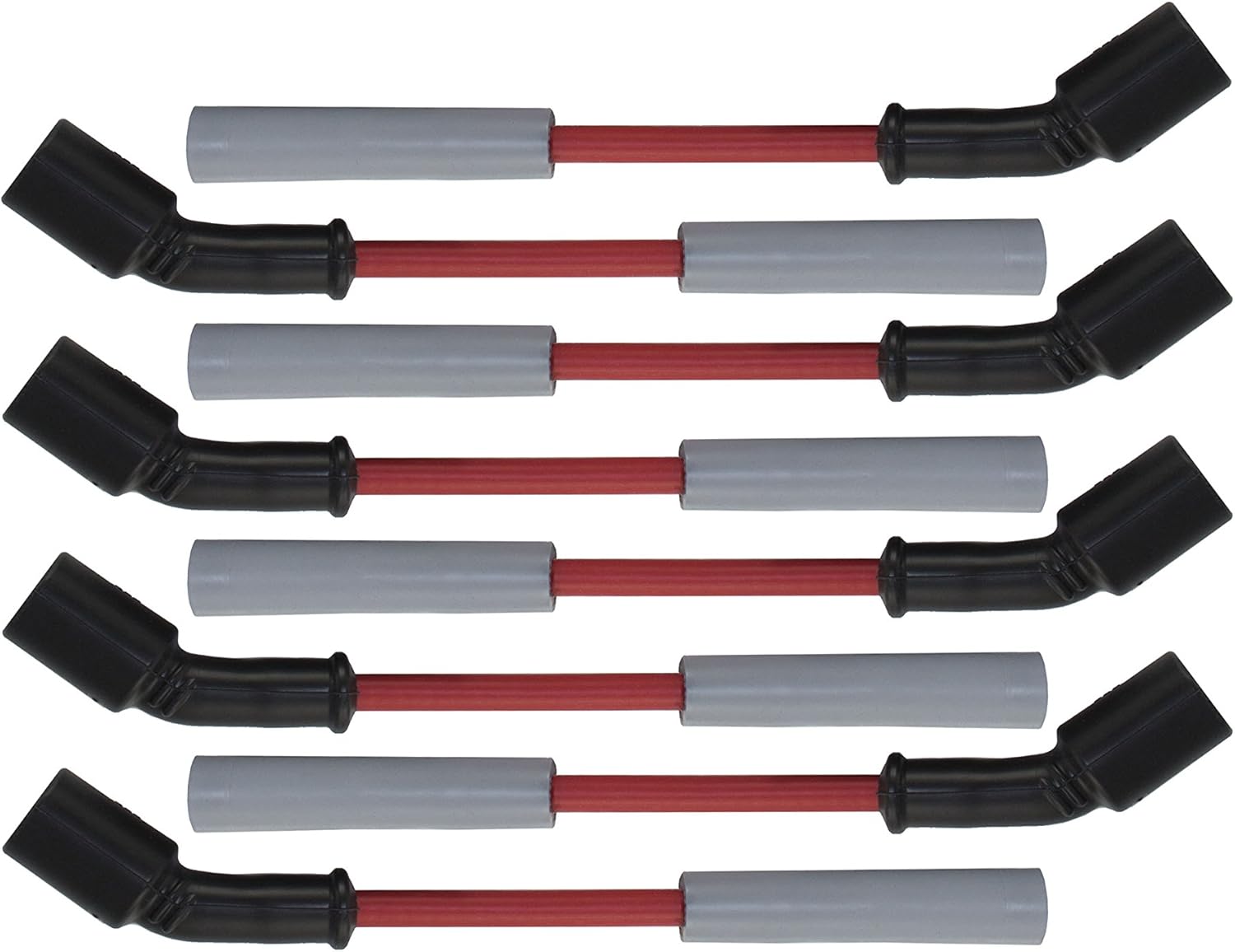 HINSON Red LSx Car Performance V8 Spark Plug Wire Set LS1 LS2 LS3 LS6 LS7 LSA Pack of 2